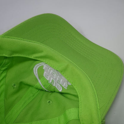 Bud Light Green Baseball Cap One Size Strapback Hat Embroidered Beer Lime Wedge