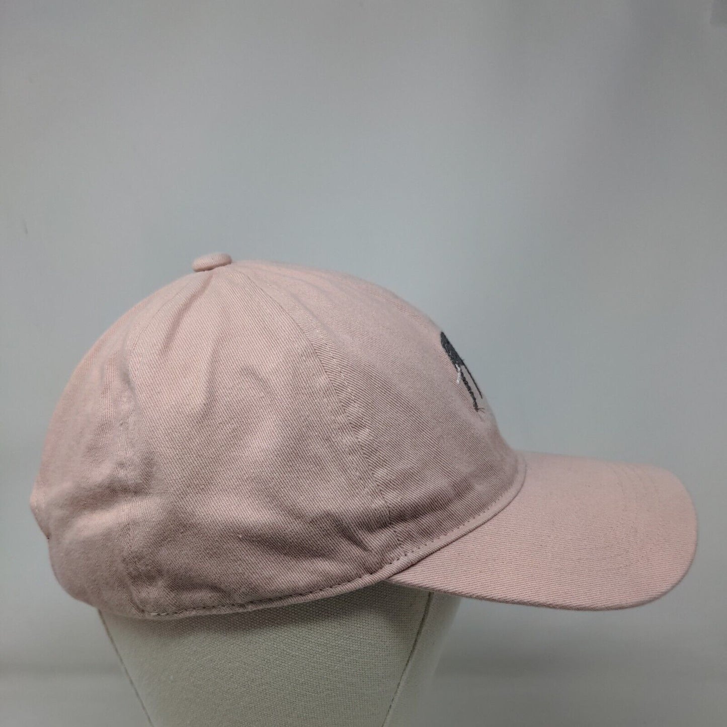 Elephant Slideback Hat Pink OSFM Embroidered 6 Panel David And Young