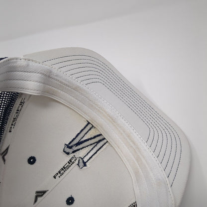 Letter N Fitted Mesh Back Trucker Hat Blue 7 3/8-8 Pacific Headwear