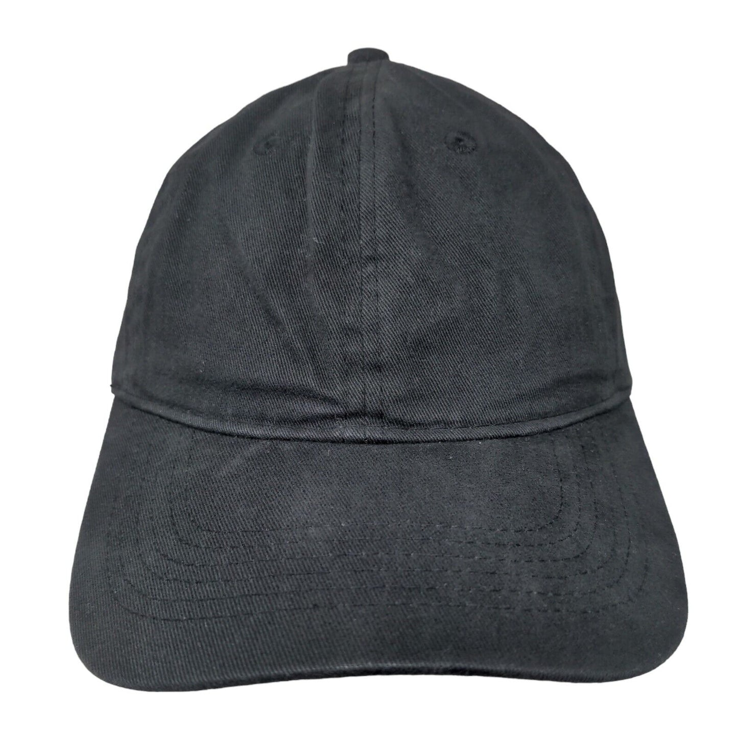 Port & Company Slideback Hat Black One Size Adjustable Vented Holes Blank