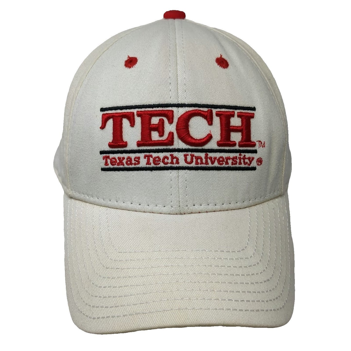 The Game Texas Tech Red Raiders University NCAA Cap White One Size Snapback Hat