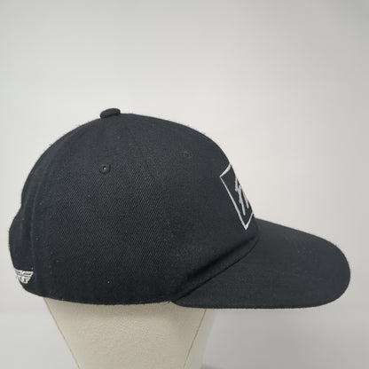 Fly Snapback Hat Black One Size Adjustable Embroidered 6 Panel Outdoor