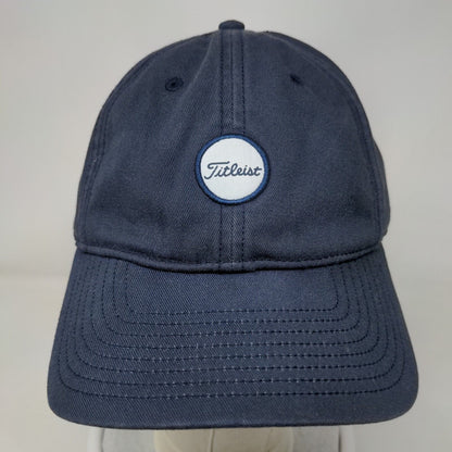 Titleist Slideback Hat Blue One Size Adjustable 6 Panel Vent Holes