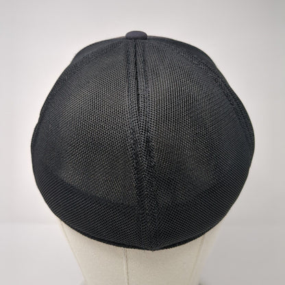 L&L Mechanical Inc. Patch Fitted Mesh Back Trucker Hat Black S/M Ogio