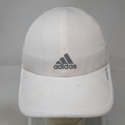 Adidas White OSFM Baseball Cap Aeroready Mesh Performance Strapback Sport Hat