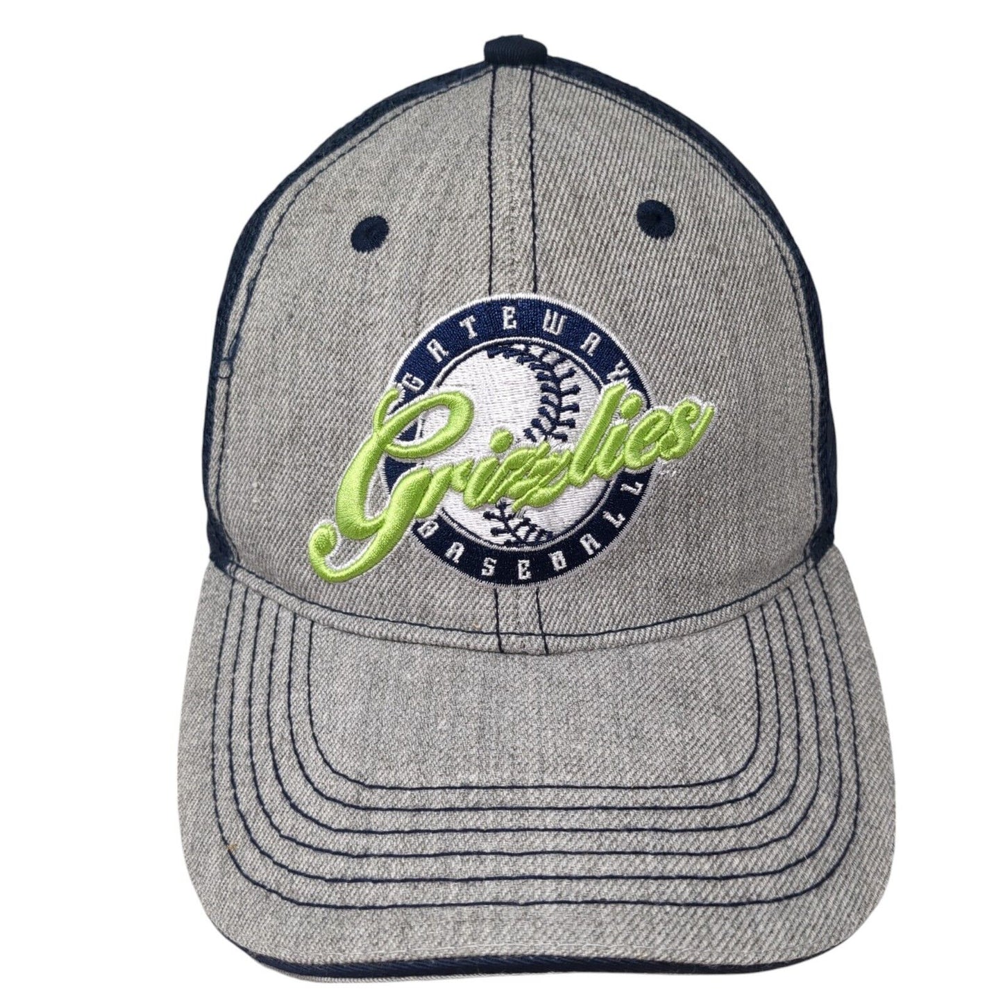 Gateway Grizzlies Baseball Snapback Trucker Hat Multi One Size Mesh Back