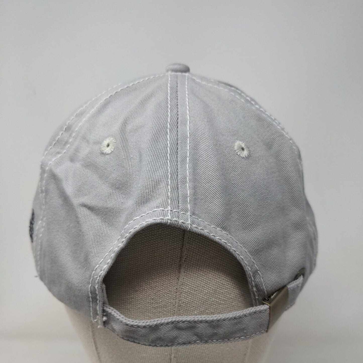 American Flag Graybar Slideback Hat Gray OSFA Embroidered K-Products