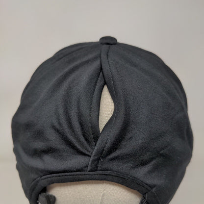Unbranded Slideback Hat Black OSFM Adjustable Solid Blank Outdoor