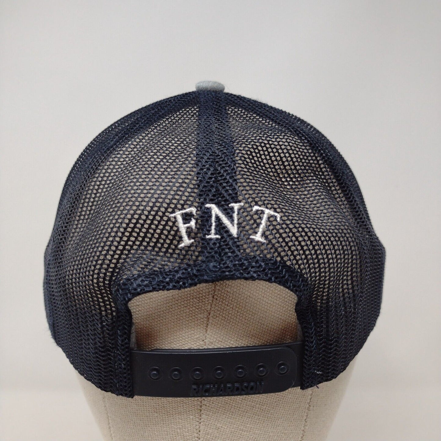 Idaho FNT Snapback Mesh Back Trucker Hat Gray OSFA Embroidered Adjustable