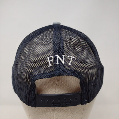 Idaho FNT Snapback Mesh Back Trucker Hat Gray OSFA Embroidered Adjustable