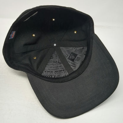 New Era Las Vegas Raiders NFL Black Cap M Metal Shield Logo Fitted Hat