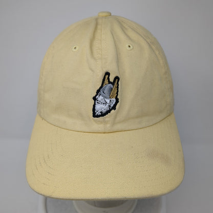 You Know Slideback Baseball Cap Yellow One Size Adjustable Embroidered 6 Panel