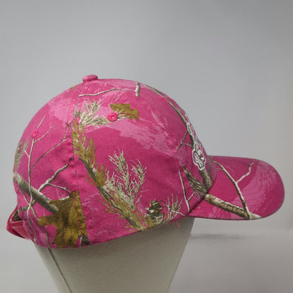 Kati Baseball Cap Pink One Size Eastern Idaho State Fair Camo Strapback Logo Hat