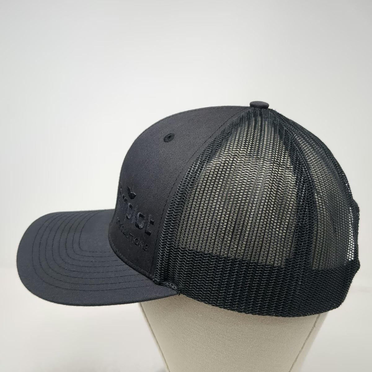 Richardson Trucker Hat Black One Size Simplot Gpower Solutions Snapback