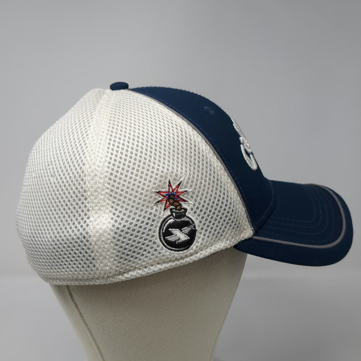 Callaway Baseball Cap Blue M Mesh Tour Authentic Odyssey XR Bomb Golf Hat