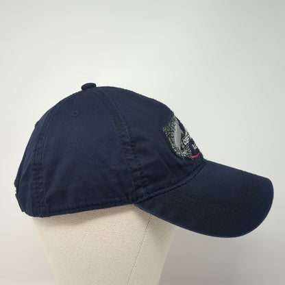 Coffman Cove Alaska Strapback Hat Blue One Size Drift Creek Outdoors