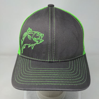 Trophy Tracker Outdoor Cap Snapback Trucker Hat Multi OSFM Embroidered Fish