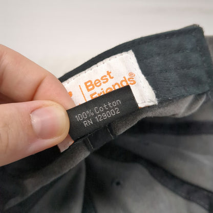 Best Friends Animal Society Gray Baseball Cap One Size Acid Wash Cotton Hat