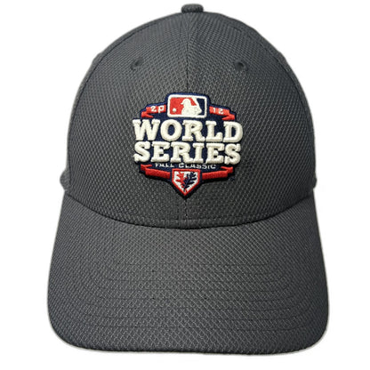 MLB New Era 2012 World Series Fall Classic 39THIRTY Gray Baseball Cap Hat M Logo