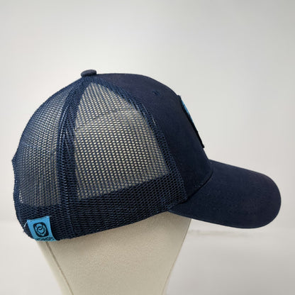 Brewery Branding Co Trucker Hat Blue One Size Snapback Cryo Hops Mesh Back