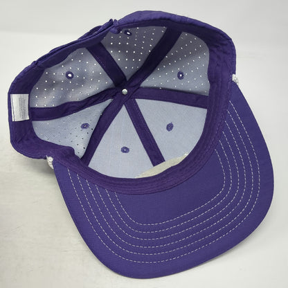 Wawa Food Markets Baseball Cap Purple One Size Rope Hat Strapback Perforated
