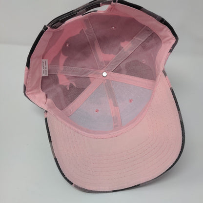 Unbranded Strapback Hat Camouflage OSFA Adjustable Vented Holes 6 Panel Blank