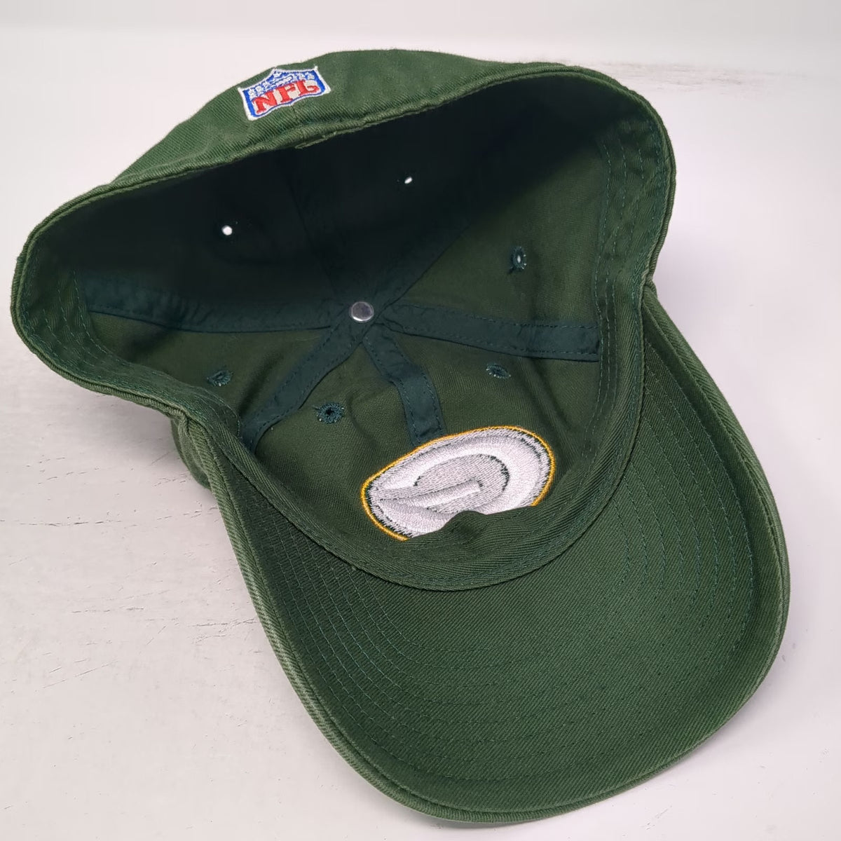 Reebok Green Bay Packers NFL Green XL Baseball Cap Fitted NFL Shield Logo Cotton