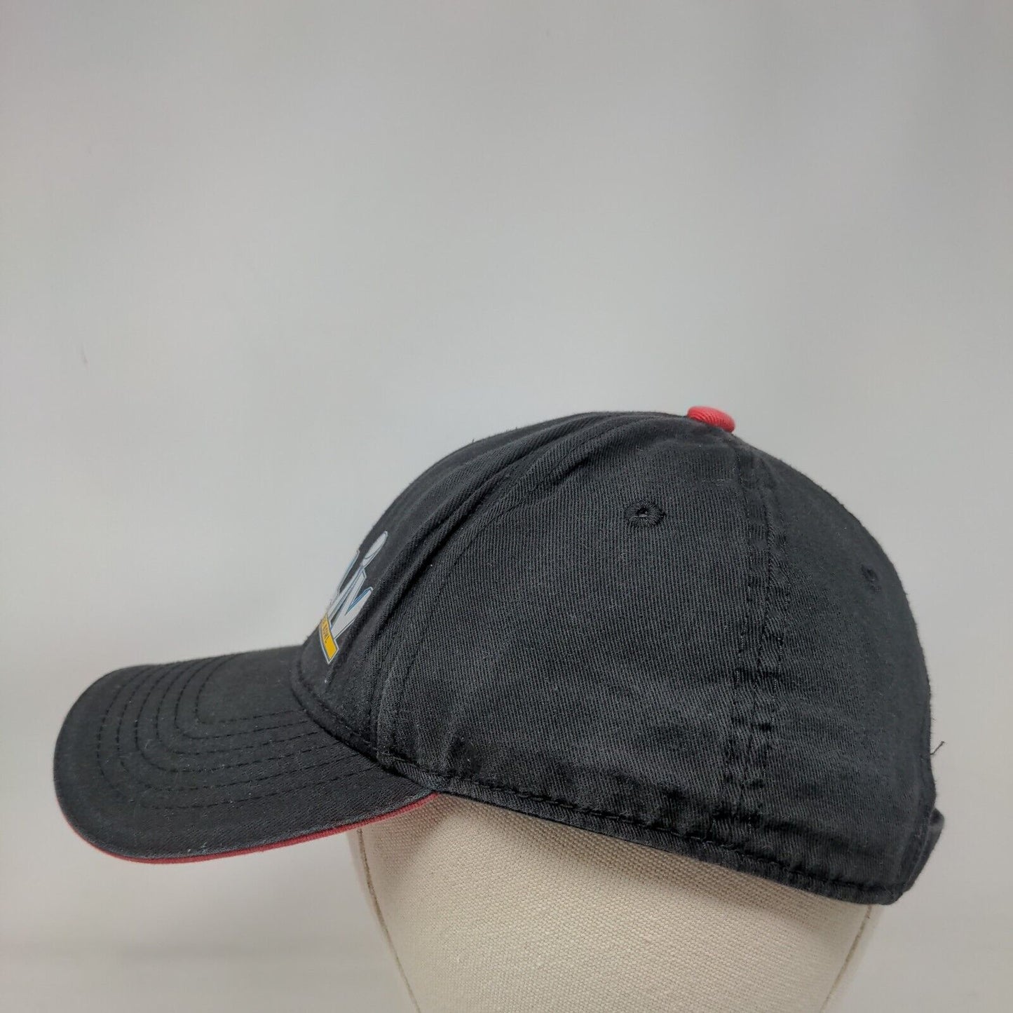 Super Bowl LIV Tampa Bay Buccaneers Strapback Hat Black Graphic Logo NFL
