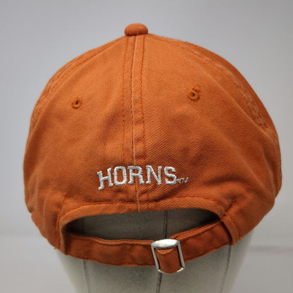 Signatures Texas Longhorns NCAA Orange One Size Baseball Cap Hat Horns Slideback