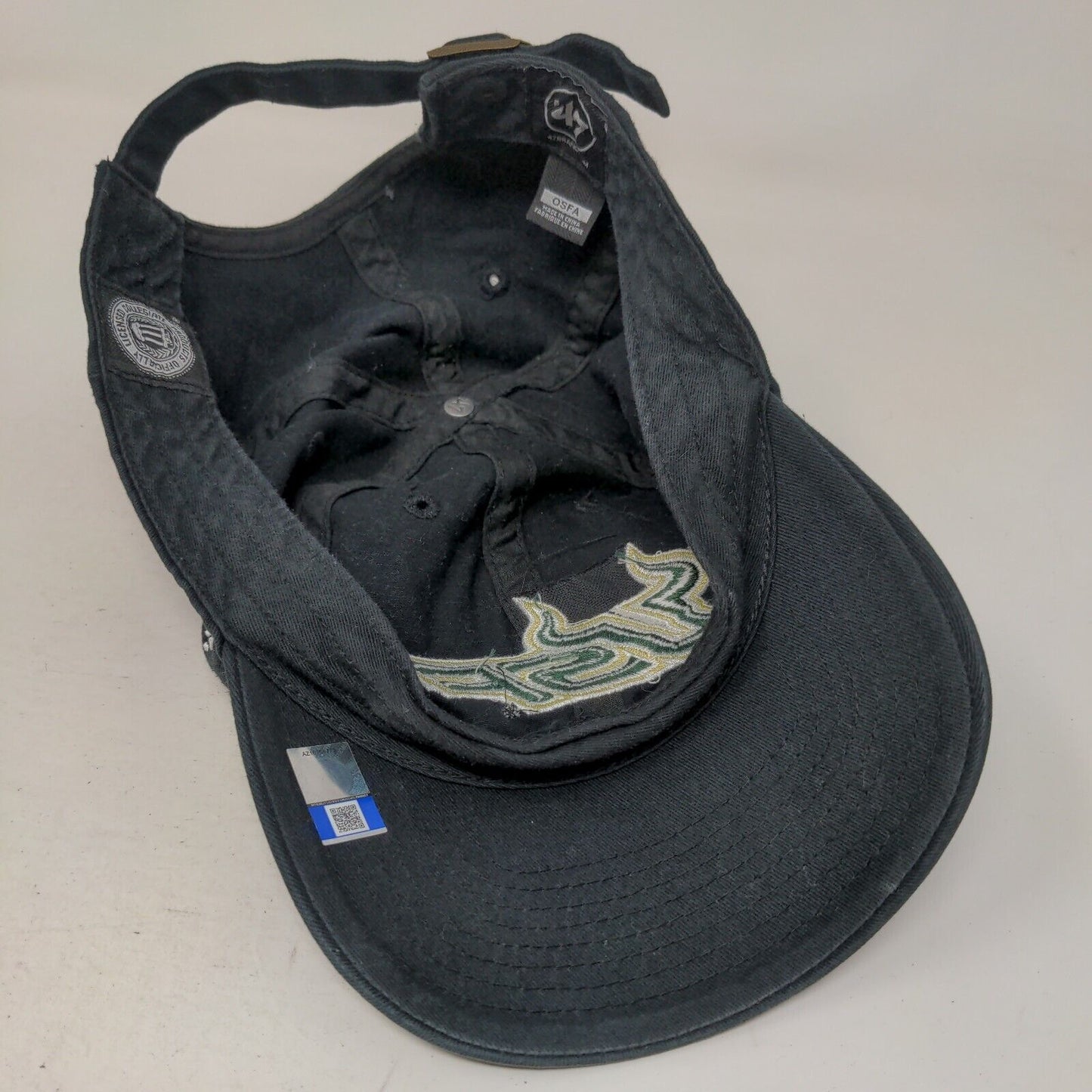 USF Bulls Slideback Hat Black OSFA Embroidered Logo '47 Brand NCASA