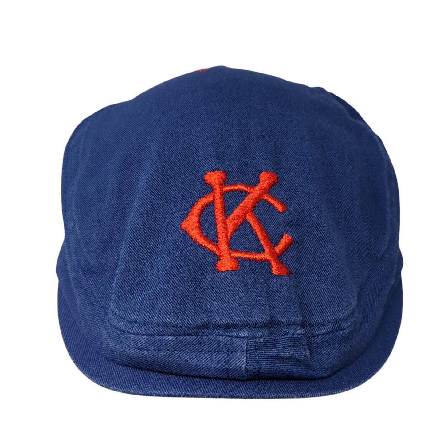 Kansas City Monarchs Flat Cap Blue One Size Solid Embroidered Outdoor