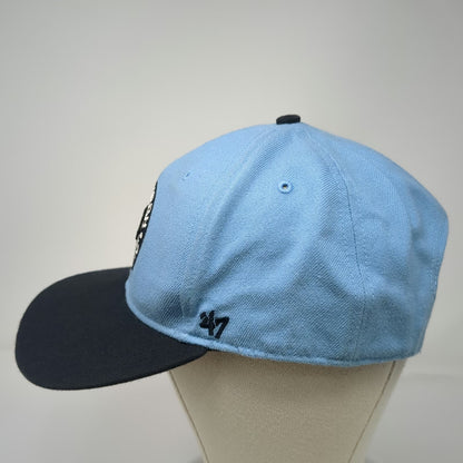 Pittsburgh Penguins NHL 47 Brand Snapback Blue Black One Size Flat Brim Logo Hat