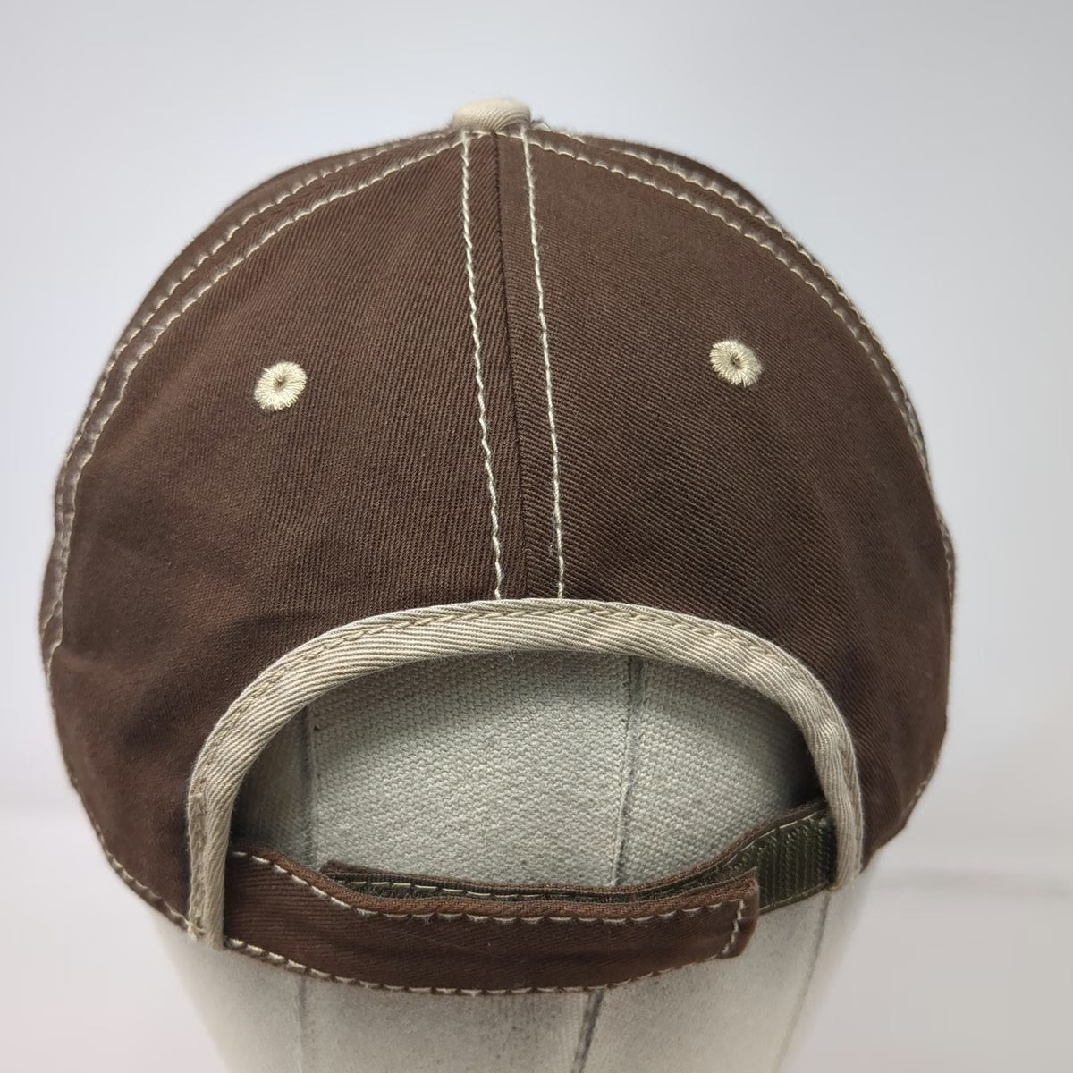 Otto Baseball Cap Brown One Size Lower Valley Machine Shop Strapback Hat