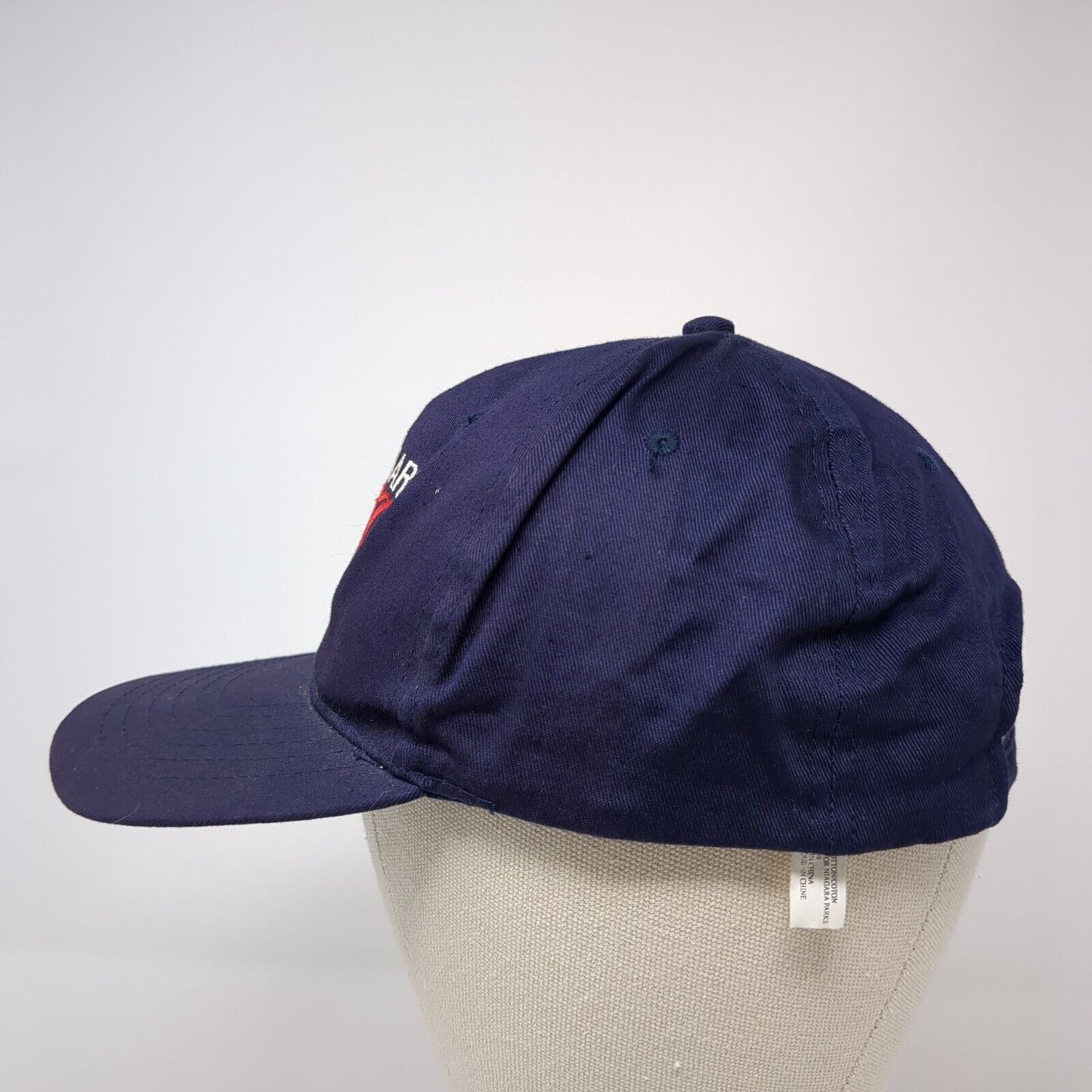 Niagara Falls Slideback Hat Blue One Size Solid Adjustable Embroidered
