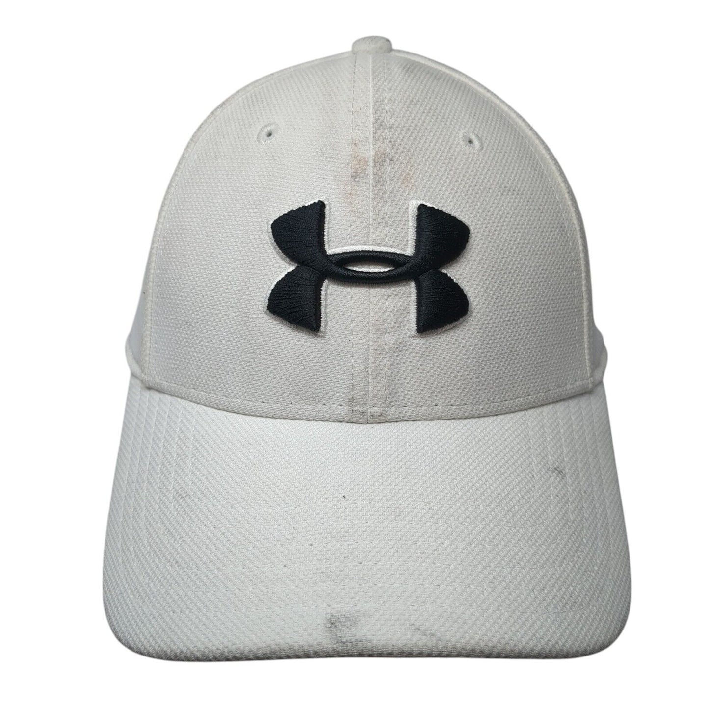 Under Armour Blitzing Fitted Hat White L/XL White Embroidered 6 Panel