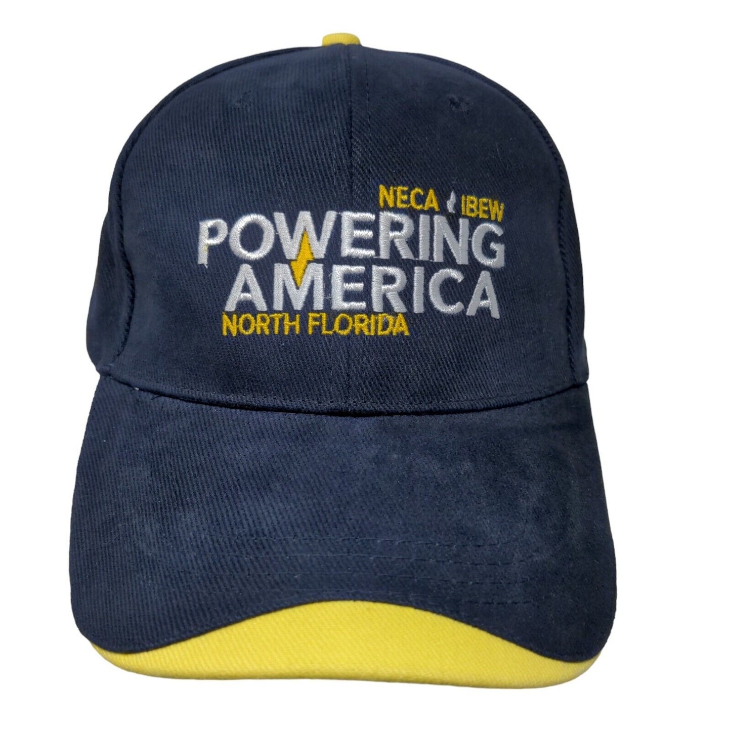 NECA IBREW Powering America North Florida Strapback Hat Blue One Size Adjustable