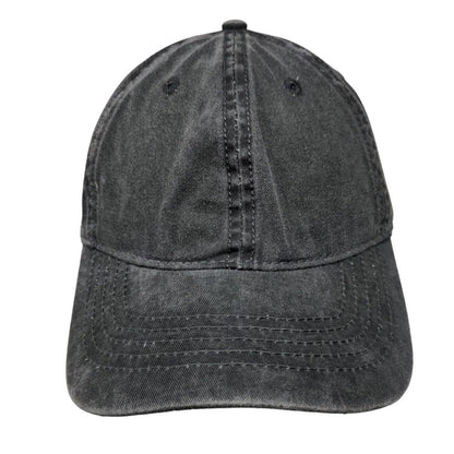 Unbranded Slideback Hat OSFM Adjustable 6 Panel Vent Holes Blank Solid