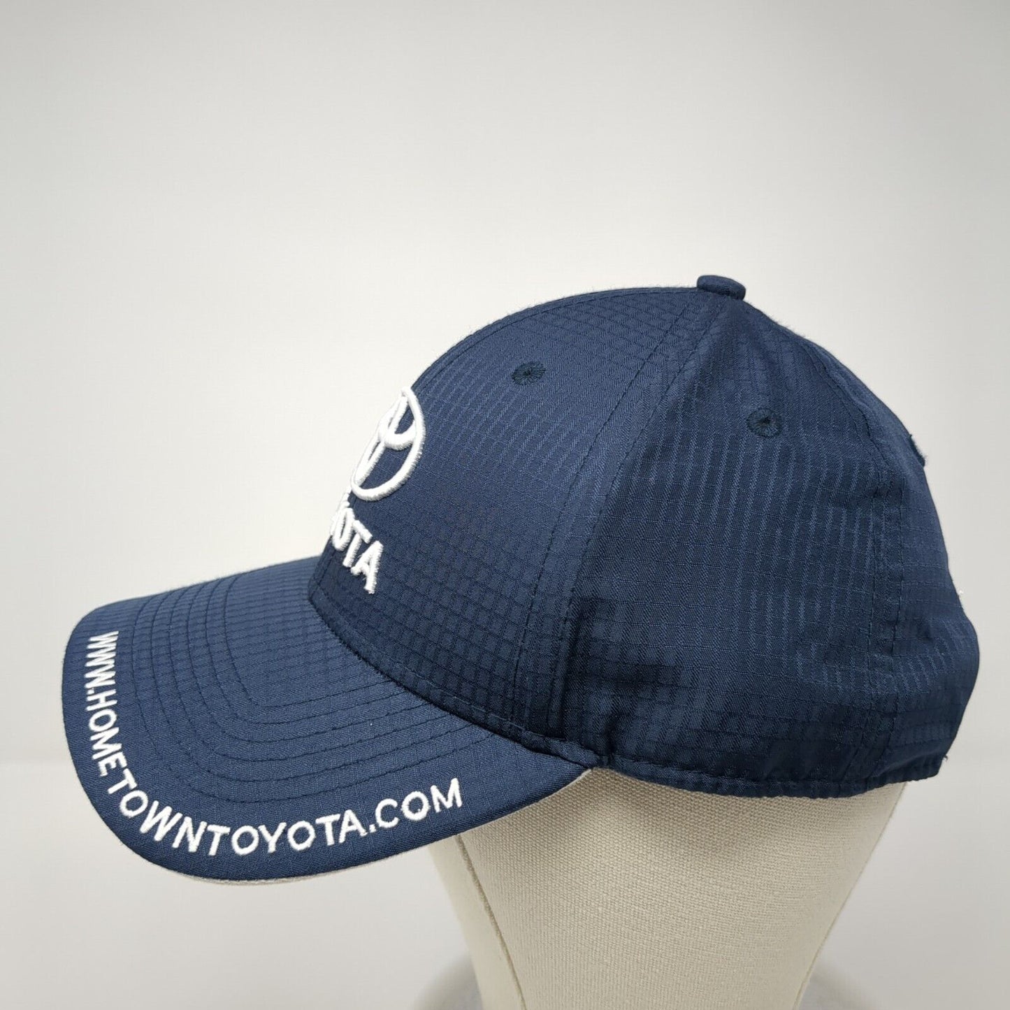 Toyota Hometown Strapback Hat Blue One Size Adjustable Embroidered Atlanta Cap