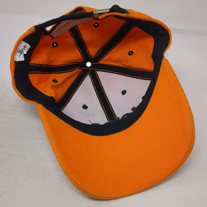 Hawk Baseball Cap Orange One Size Skateboarding Apparel Systems Logo Bird Hat