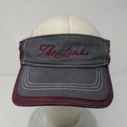The Links Strapback Sun Visor Hat Multicolor Adjustable Driggs Idaho