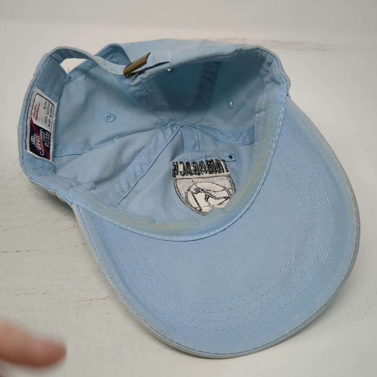 Otto Baseball Cap Blue OSFM Tamarack Cross Country Skiing Cotton Slideback Hat