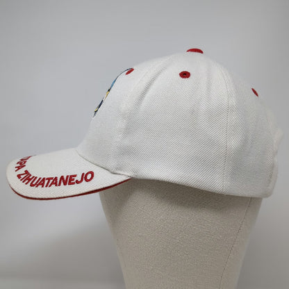 Ixtapa Zihuatanejo Marlin Fish White One Size Baseball Cap Hat Strapback Mexico