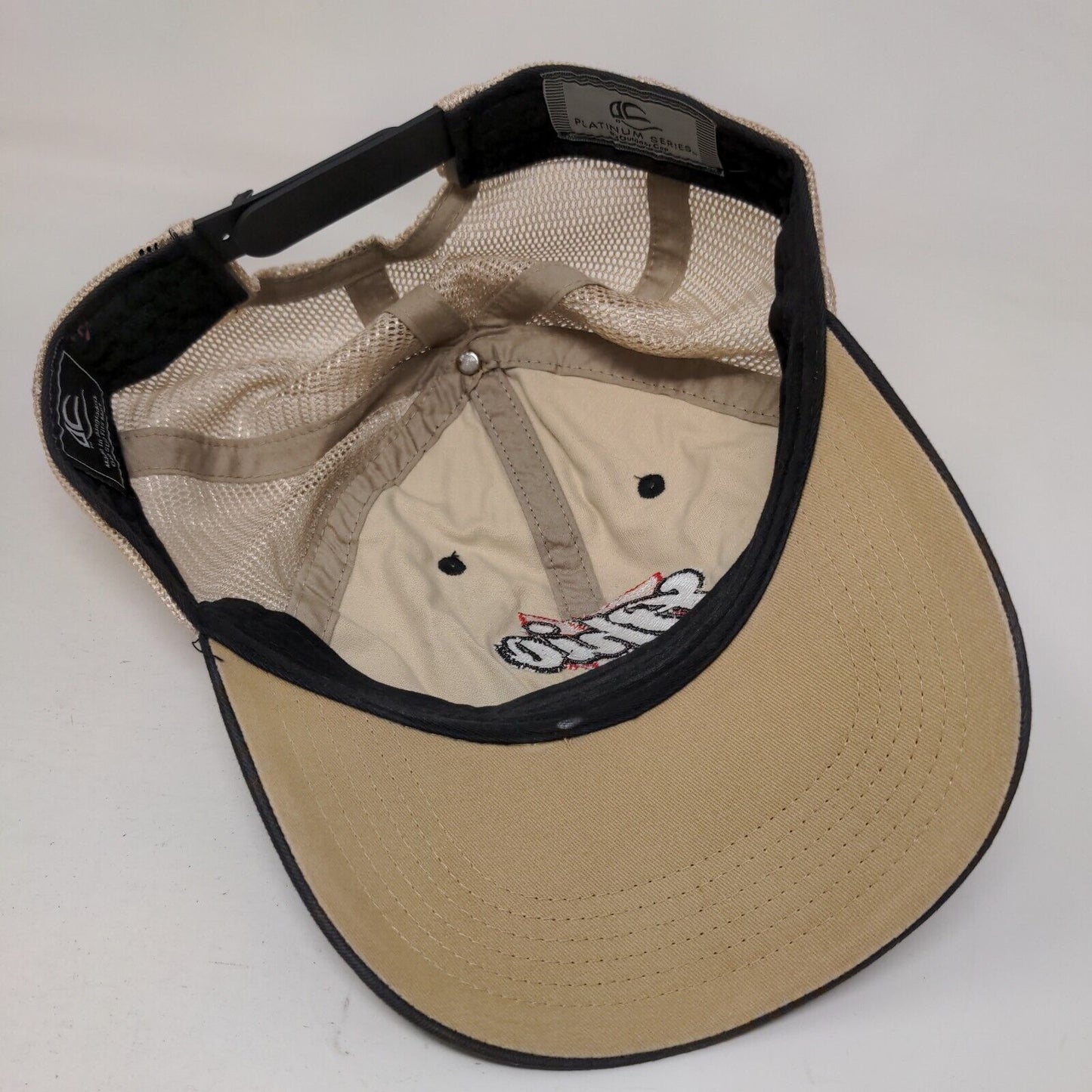 Ohio Snapback Mesh Back Trucker Hat Black OSFM Colorblock Outdoor Cap