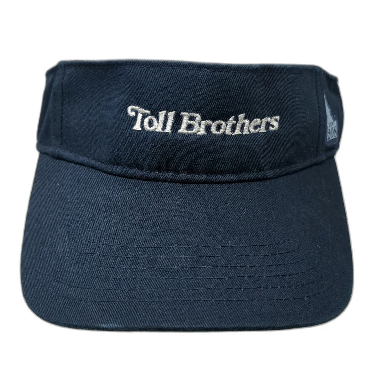 Toll Brothers Blue Visor Hat One Size Idaho Team 208 Cotton Strapback Adjustable