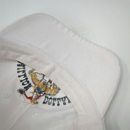 HeadShot Million Dollar Cowboy Bar Jackson Hole White One Size Baseball Cap Hat