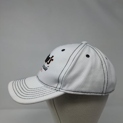 Tito's Handmade Vodka Strapback Hat White OSFA Classic Cut Embroidered Ahead