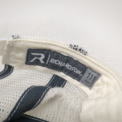Richardson Trucker Hat Gray One Size Universal Athletic Snapback Mesh Adjustable