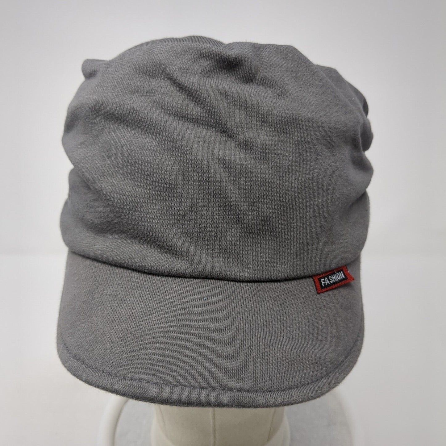 Fashion Fitted Newsboy Cap Hat Gray One Size Stretch Solid Outdoor