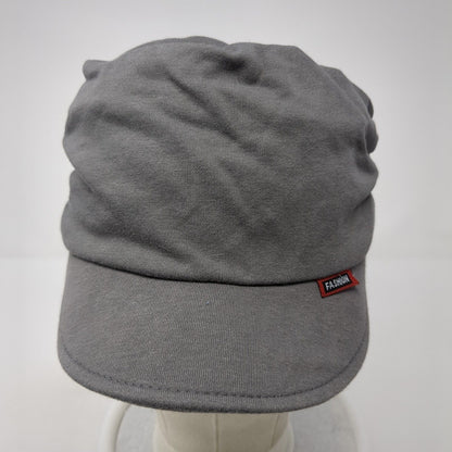 Fashion Fitted Newsboy Cap Hat Gray One Size Stretch Solid Outdoor