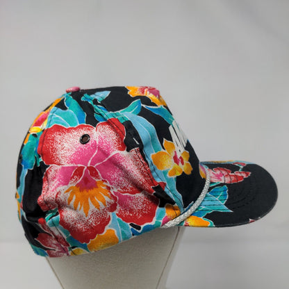 Ambush Insecticide Snapback Hat Multicolor OSFA Adjustable Floral Rope San Sun